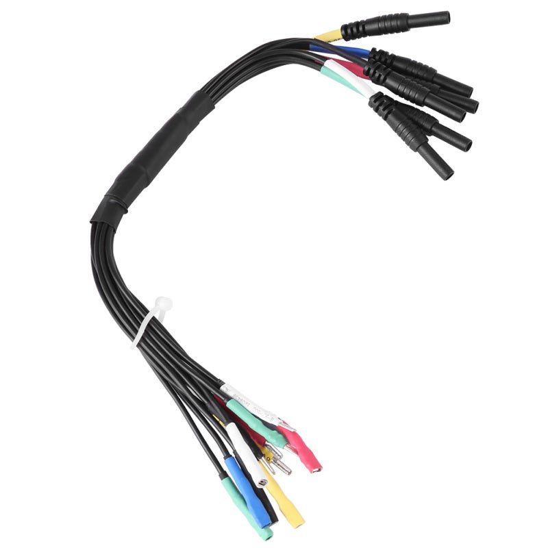 Hantek 6 Channel Multifunctional Lead With 4 Connector Sizes For Engine Diagnosis - Breakout Leads For Automotive Wiring Harness - Oscilloscope Input Port for Signal Reading - Image 3