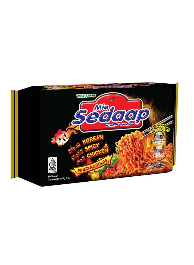 Mie Sedaap Korean Spicy (10X87 Gms)