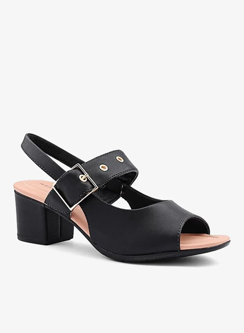 أيقون Women's Two-Tone Heeled Slipper