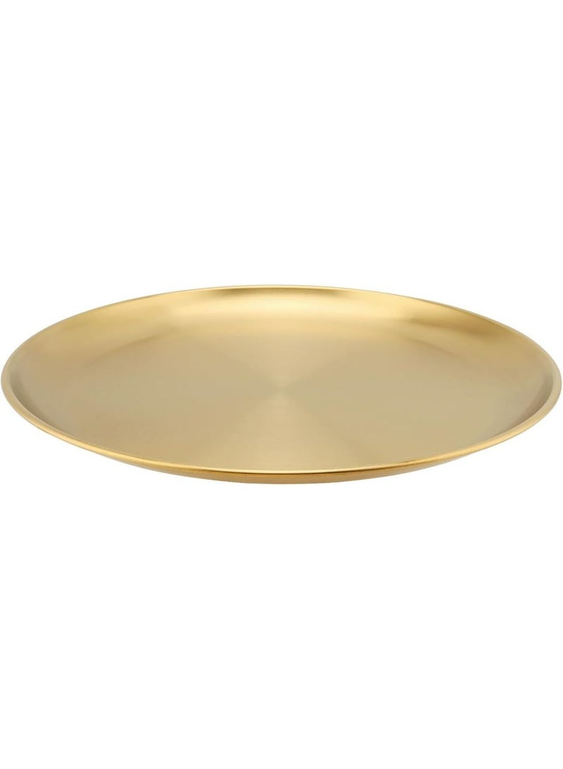 eBasket Golden stainless steel set of 2 dishes -23.26 cm sizes - Image 2