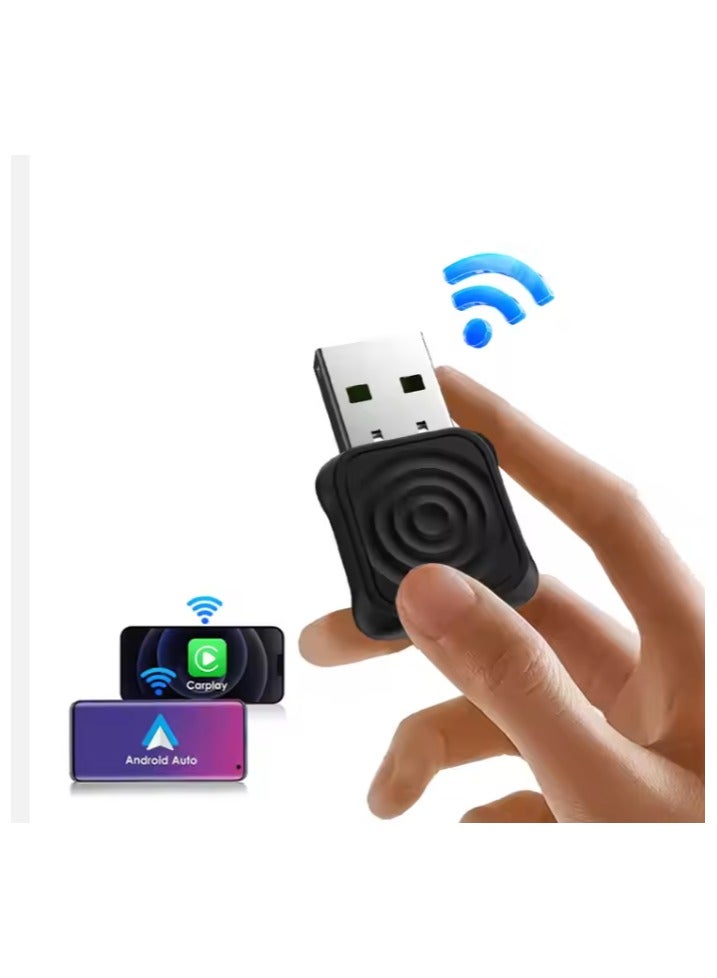 MUNTAQI Wireless CarPlay & Android Auto USB Adapter – Plug & Play Bluetooth WiFi Dongle for Seamless Smartphone Connectivity - Image 3