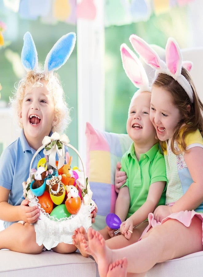 Civaner 30 Pcs Prefilled Easter Eggs of Mini Stuffed Animal Plush Toys for Easter Egg Hunt, Theme Party, Goodie Bag Fillers, Carnival Prizes, Classroom Reward Supplies - Image 4