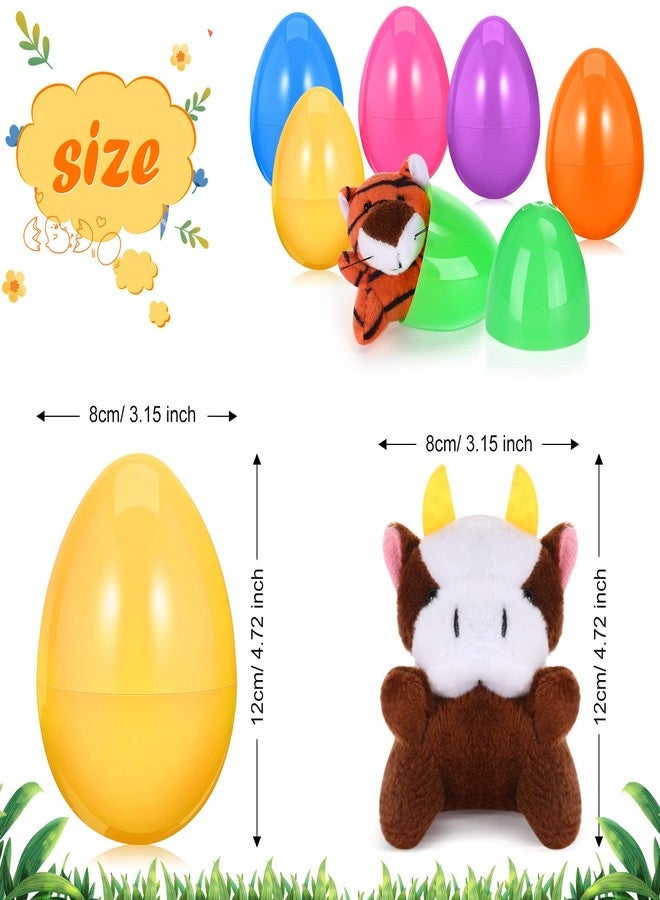 Civaner 30 Pcs Prefilled Easter Eggs of Mini Stuffed Animal Plush Toys for Easter Egg Hunt, Theme Party, Goodie Bag Fillers, Carnival Prizes, Classroom Reward Supplies - Image 2