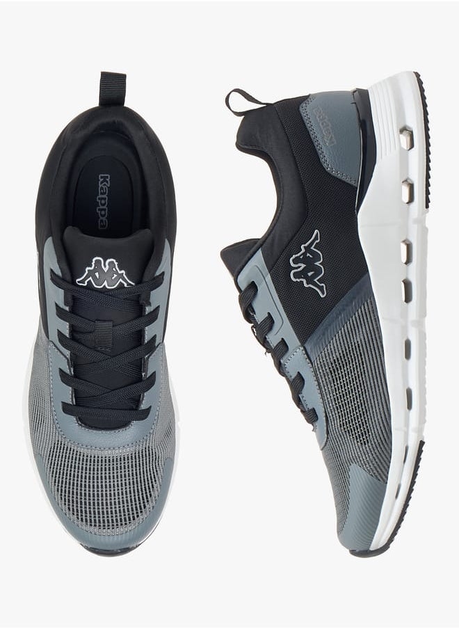 Kappa Men's Logo Print Sports Shoes with Lace-Up Closure  - Image 1