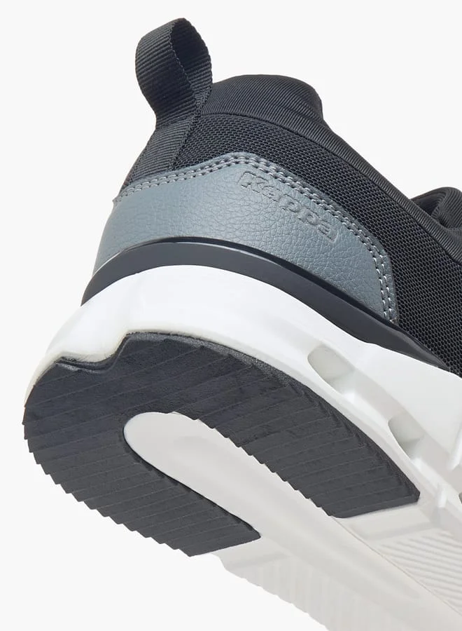 Kappa Men's Logo Print Sports Shoes with Lace-Up Closure