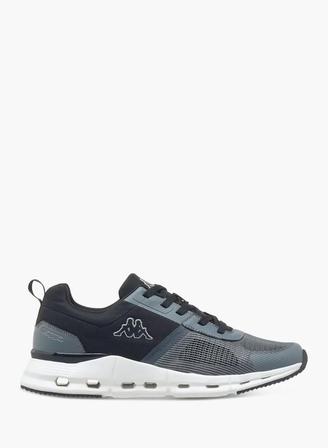 Kappa Men's Logo Print Sports Shoes with Lace-Up Closure