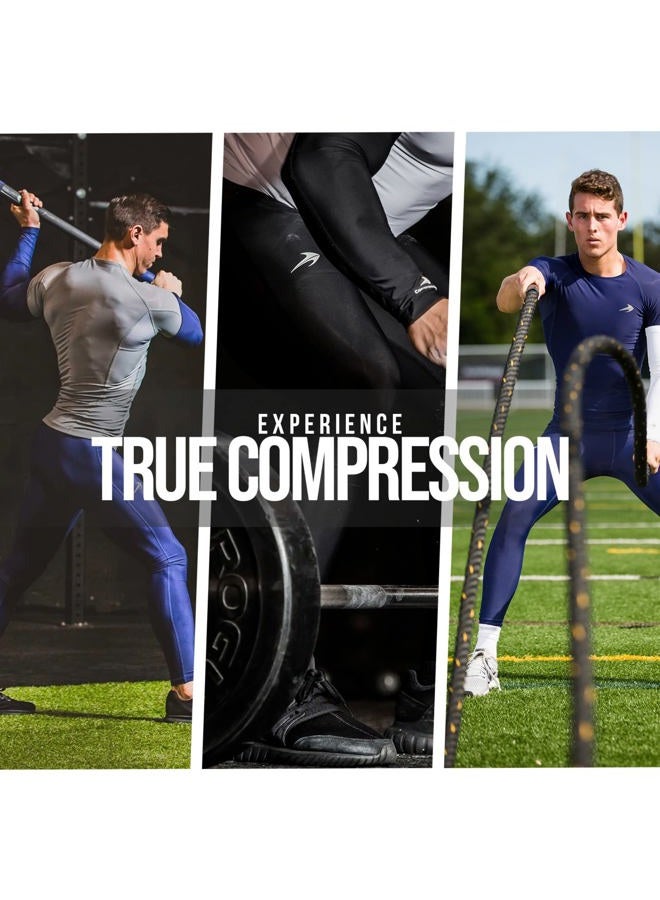 CompressionZ Compression Pants Men Running Tights Mens Leggings for Sports - Image 4