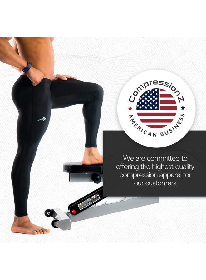 CompressionZ Compression Pants Men Running Tights Mens Leggings for Sports - Image 5