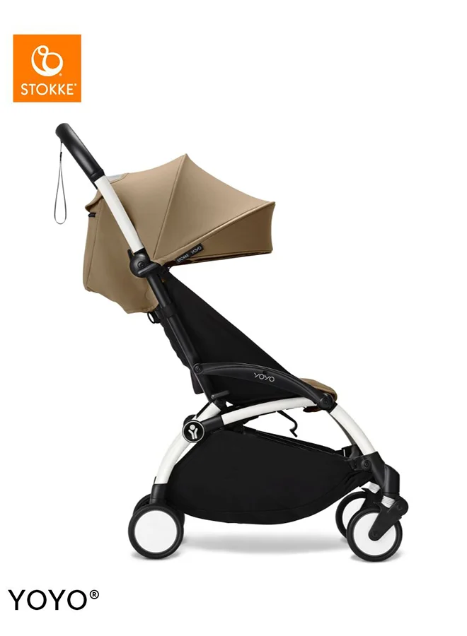 Stokke Stokke YOYO3 White Frame & 6+ Toffee Bundle