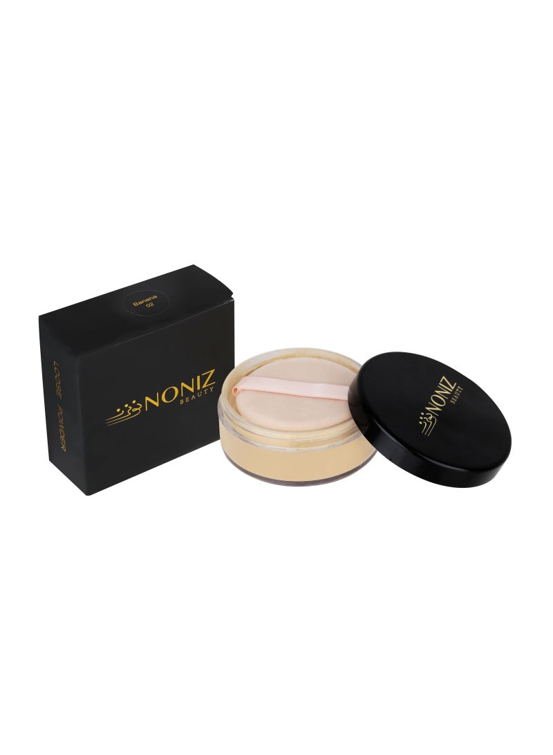 NONIZ BEAUTY NONIZ Finishing Loose Powder - Matte Finish - Oil Absorbing - Vegan Formula - Cruelty-free Makeup - Setting Powder - Image 1