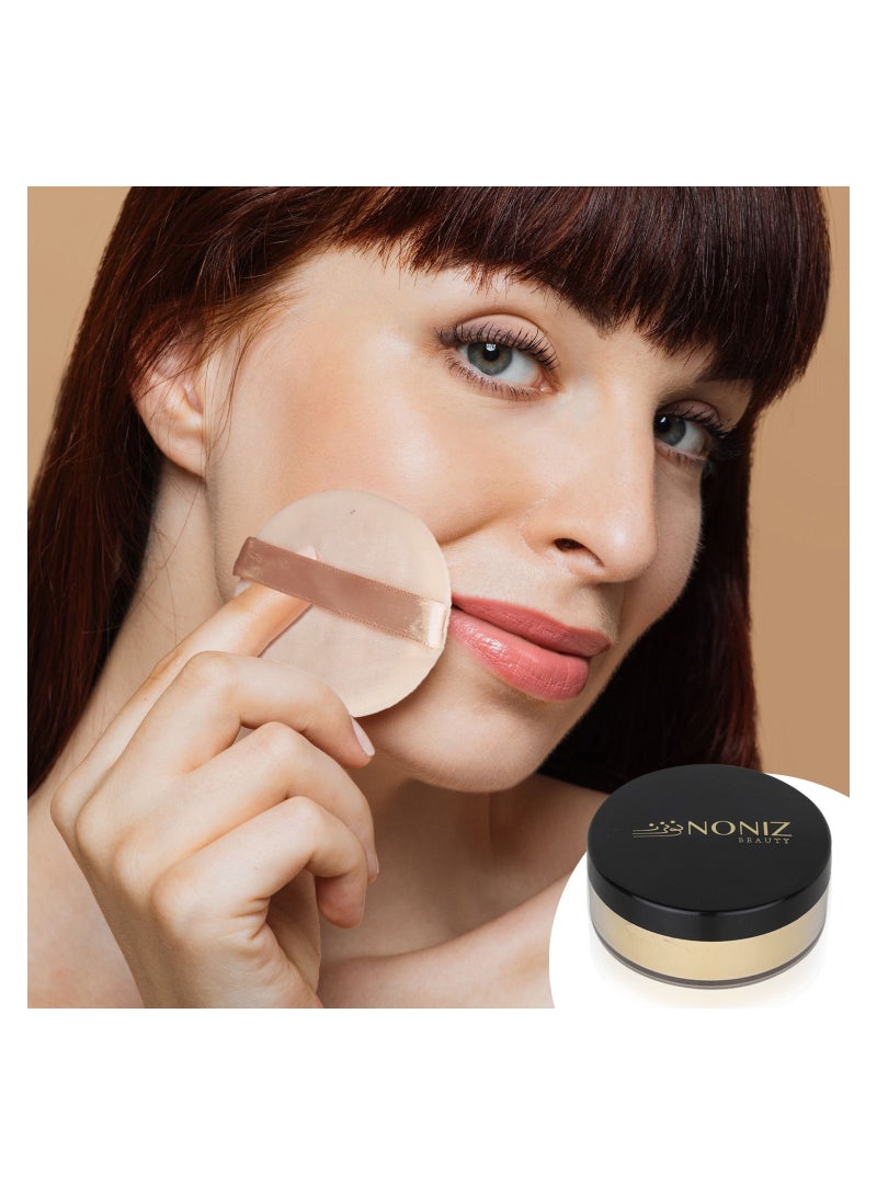 NONIZ BEAUTY NONIZ Finishing Loose Powder - Matte Finish - Oil Absorbing - Vegan Formula - Cruelty-free Makeup - Setting Powder - Image 4