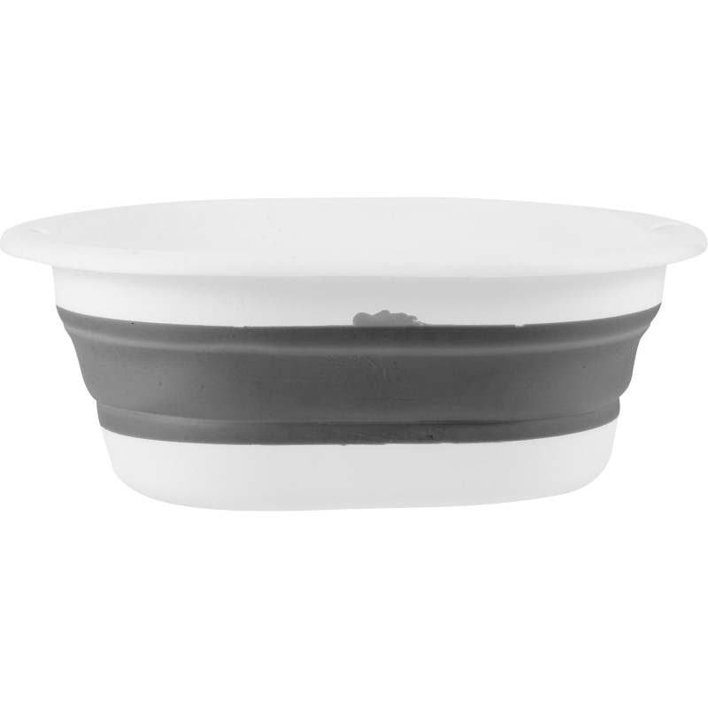 Foldable Face Washing Basin: 9.84 X 9.13 X 3.54 In 0.69 Lb Grey Compact Design - Portable Wash Basin for Travel Camping Outdoor Use - Image 1