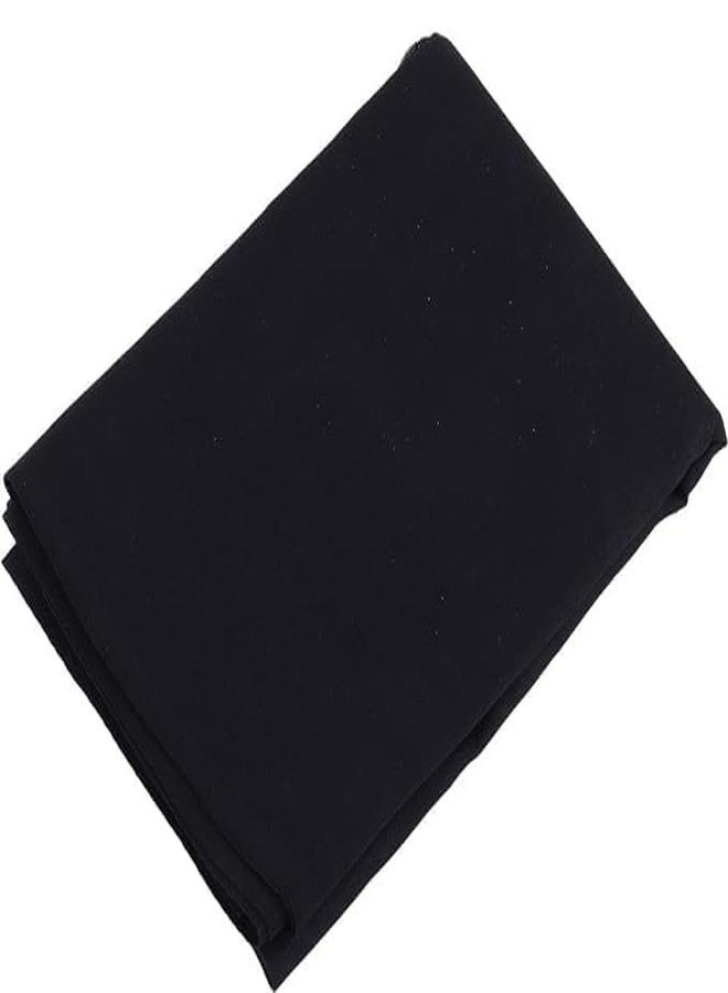 NSE Black Cotton Cloth 1.25 Metres for Pooja, Shani Pooja, Mandir Asan Cloth/Altar Cloth/Puja Ka Kapda or Pooja Item L2 (Pack of 1, Black) - Image 2