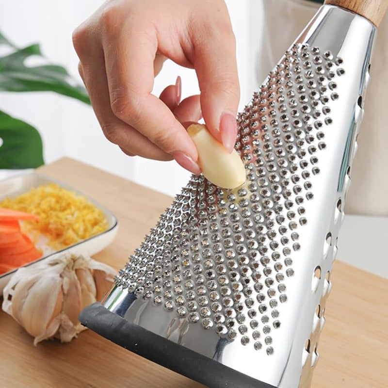 Unomor Stainless Steel Cheese Slicer And Multipurpose Grater For Fruit Lemon Melon - Image 5