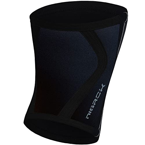 Nisrok Knee Sleeves 1 Pair 7mm Neoprene Compression Knee Braces Great Support for Cross Training Weightlifting Powerlifting Squats Basketball and More - Image 5
