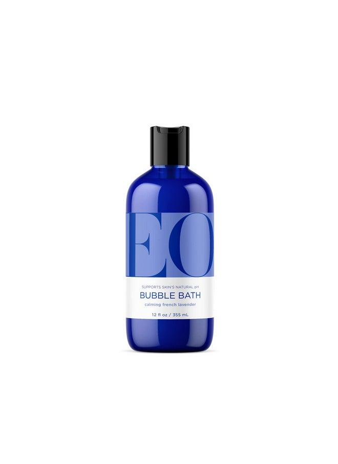 EO Bubble Bath, 12 Ounce (Pack Of 1), French Lavender, Organic Plant-Based, Botanical Extracts  - Image 1