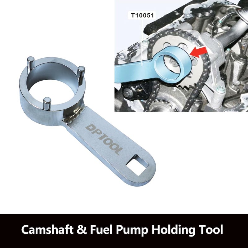 DPTOOL أدوات قفل توقيت عمود الكامات DPTOOL متوافقة مع VW Audi SEAT Skoda 1.6 2.0 TDI محرك ديزل مشترك - Image 5