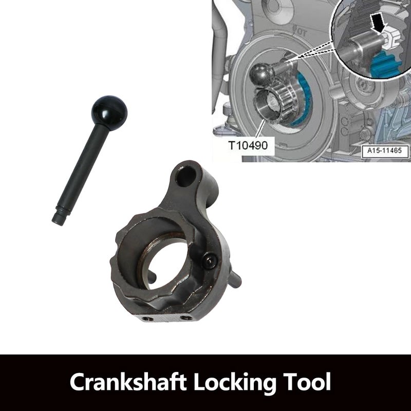 DPTOOL أدوات قفل توقيت عمود الكامات DPTOOL متوافقة مع VW Audi SEAT Skoda 1.6 2.0 TDI محرك ديزل مشترك - Image 4