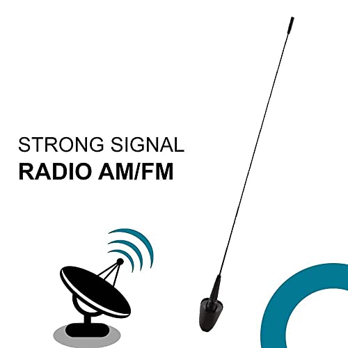 Detachi Car Audio Radio FM/AM Roof Antenna Compatible with Cars Swift, Dzire, Ritz, Kuv 100, Estilo, A-Star, Vista, Tuv 300, Palio, Punto, Quanto, Ertiga, Kwid, Manza, Indigo, Enjoy (50 CM APX) - Image 4