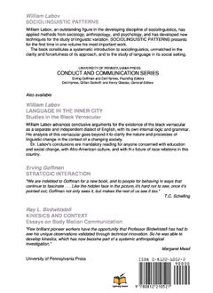 Sociolinguistic Patterns  - Image 3