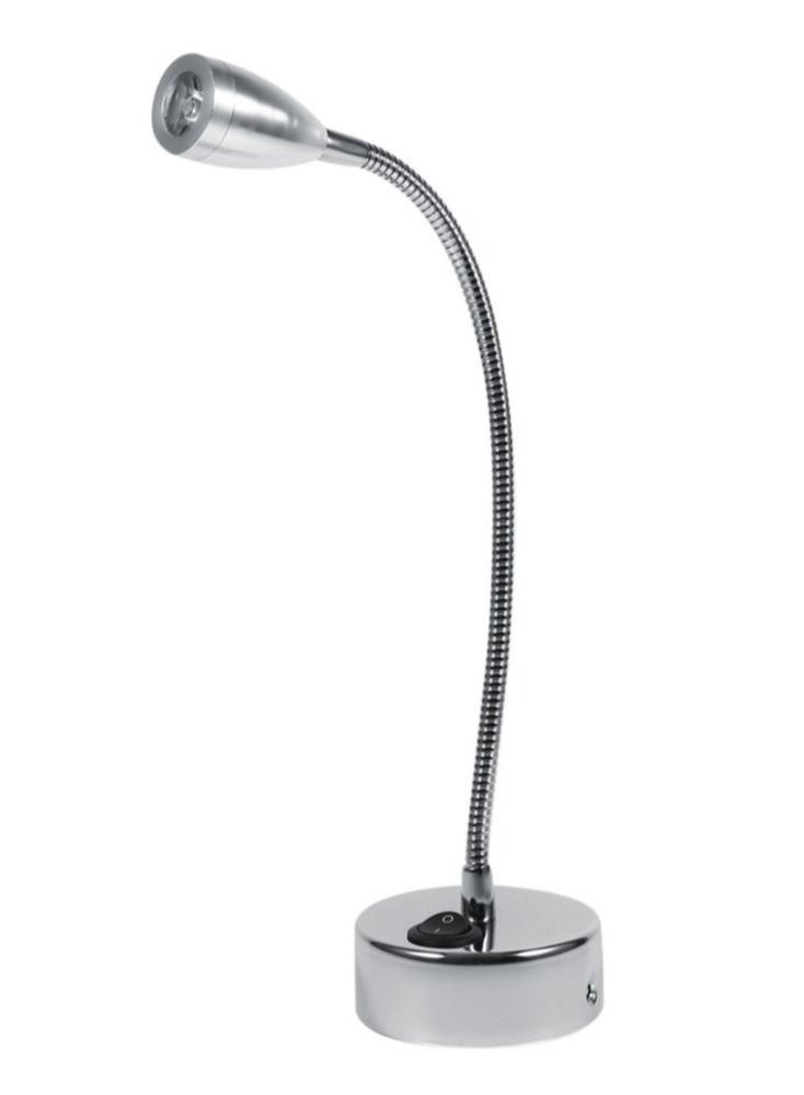 Captaintech LED Wall Reading Light Flexible Adjustable Gooseneck Bedroom Bedside Conical Wall Lamp Bedroom Headboard Light Sconce  Light with Knob Switch for Bedroom, Office, Studio(with Switch-Warm White) - Image 1