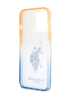 U.S.Polo iPhone 14 Pro Case PC/TPU with Dyed Bumper & Horse Logo - Navy  - Image 2