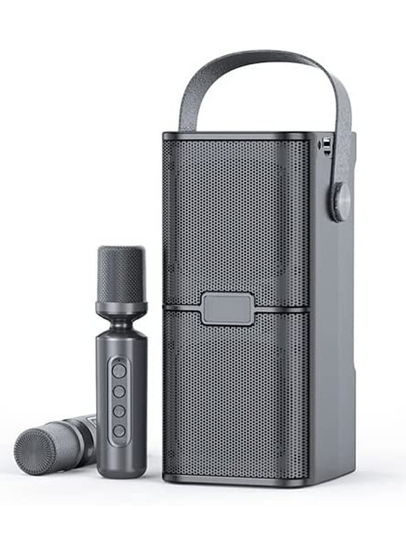 YS YS218 New High Power High Bluetooth Dual Speaker Microphone All-In-One Family Outdoor Party Karaoke TF Sound Bag  - Image 3