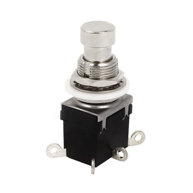 ESUPPORT 6Pin DPDT Latching Stomp Foot Switch Pedal Guitar Push Button Metal True Bypass AC 250V/2A 125V/4A Pack of 10 - Image 3