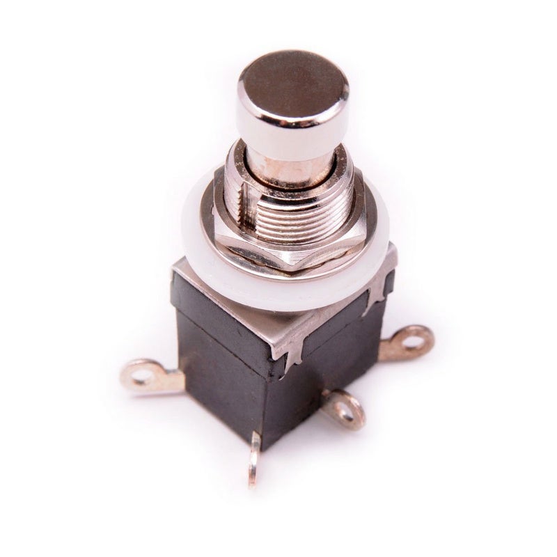ESUPPORT 6Pin DPDT Latching Stomp Foot Switch Pedal Guitar Push Button Metal True Bypass AC 250V/2A 125V/4A Pack of 10 - Image 2