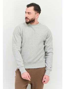 Champion Men Sportswear Fit Long Sleeve Outdoor Sweatshirts, Grey  - Image 1