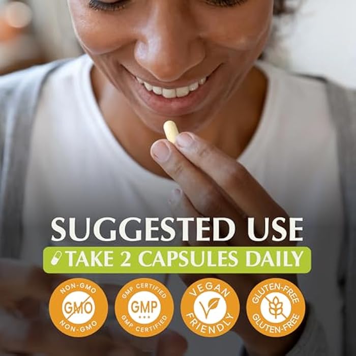Jiva Botanicals Shatavari Supplement 1200mg - Shatavari Root Powder for Normal Hormonal Balance and Normal Energy Levels - Made in The USA - Non GMO, Vegan - 120 Capsules (Pack of 1) - Image 5