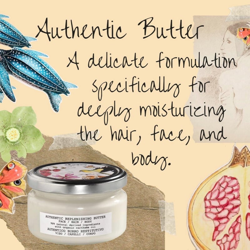 Davines Authentic Replenishing Butter Delicate And Deep Nourishing for Hair, Skin and Body Moisturize And Hydrate, 6.76 Fl Oz - Image 3