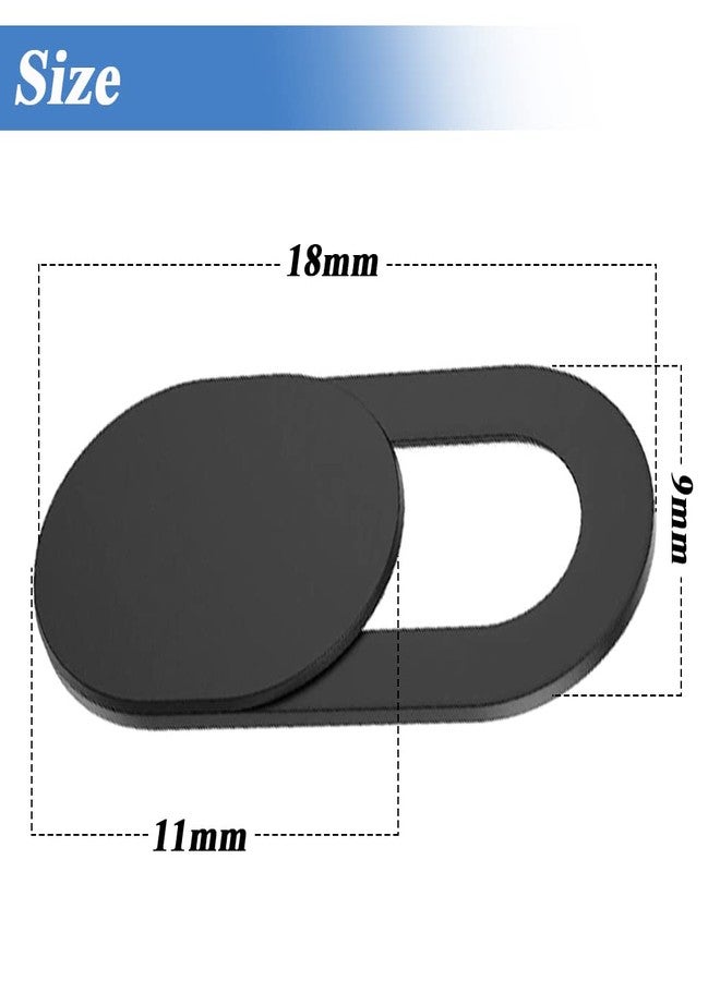 Eyech 50Pcs Computer Camera Cover Slider, Webcam Cover Blocker Slider Slim 0.027 inch for MacBook Pro/iMac/Laptop/PC/iPad Pro (Black) - Image 4