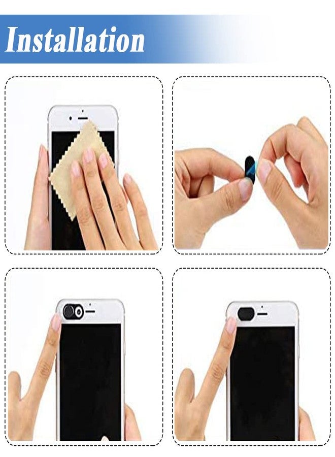 Eyech 50Pcs Computer Camera Cover Slider, Webcam Cover Blocker Slider Slim 0.027 inch for MacBook Pro/iMac/Laptop/PC/iPad Pro (Black) - Image 5