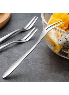 304 Steel 6 Pieces 13 cm Two Pronged Fruit Dessert and Cake Fork CIN567BY - pzsku/ZDEA62E069C139D6FFE35Z/45/_/1725794543/575b8e93-7c59-4ac8-9487-c9c800e72539