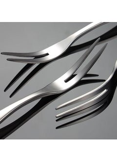 304 Steel 6 Pieces 13 cm Two Pronged Fruit Dessert and Cake Fork CIN567BY - pzsku/ZDEA62E069C139D6FFE35Z/45/_/1728060805/0991226a-5bfd-47fb-bd73-31d13b424a37