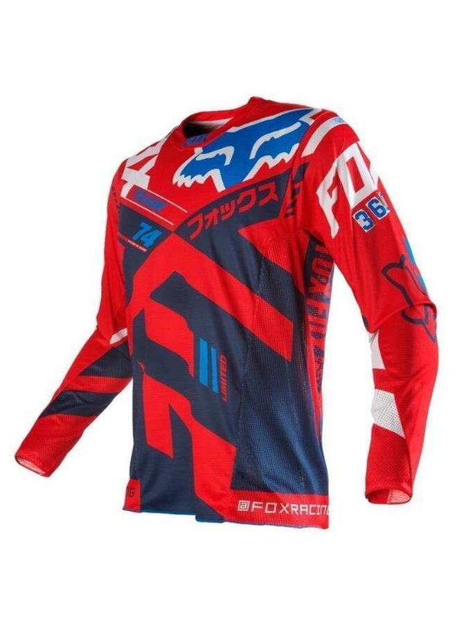 Fox Men's Outdoor Cycling Suit Off-road Road Mountain Bike Cycling Tops - Image 1