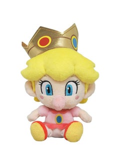 Little Buddy Lb Super Mario All Star Collection 1249 Baby Peach Plush, 6", Yellow 