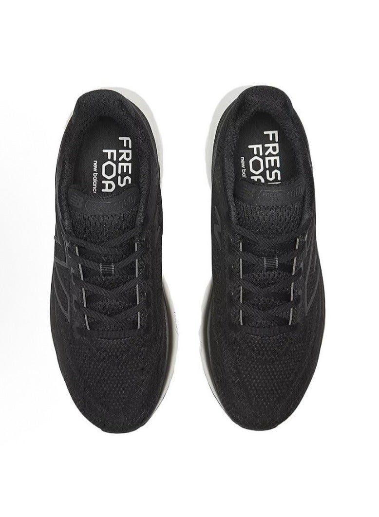 New Balance Fresh Foam X 1080 v13 Comfort Cushioning Running Sneakers Black/White For Men/Women/Students - Image 4