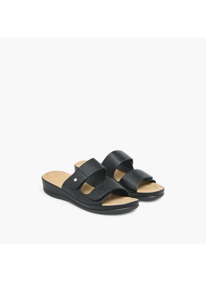 فلورا بيلا من شو إكسبرس Women Textured Slip-On Comfort Sandals