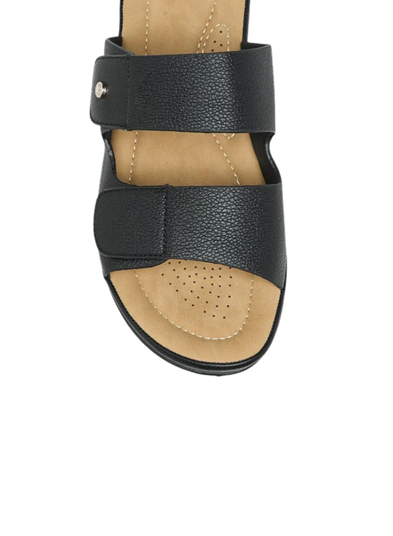 Flora Bella By Shoexpress Women Textured Slip-On Comfort Sandals
