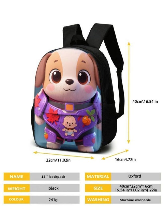 Bright Li Fire Fashion treasure for students and children! Fun cartoon bag three-piece set, full turnover rate (available for students, children, friends on outings, mountain climbing, going to school, etc.) - 12 - Image 3