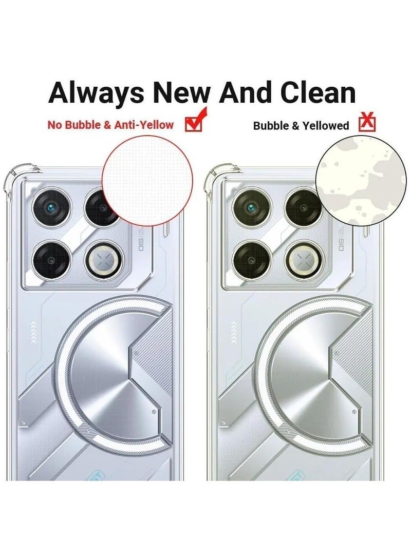 Techie Infinix GT 20 Pro 5G Case TPU Bumper Corner with Camera Lens Protection Transparent Protective Back Cover - Image 2