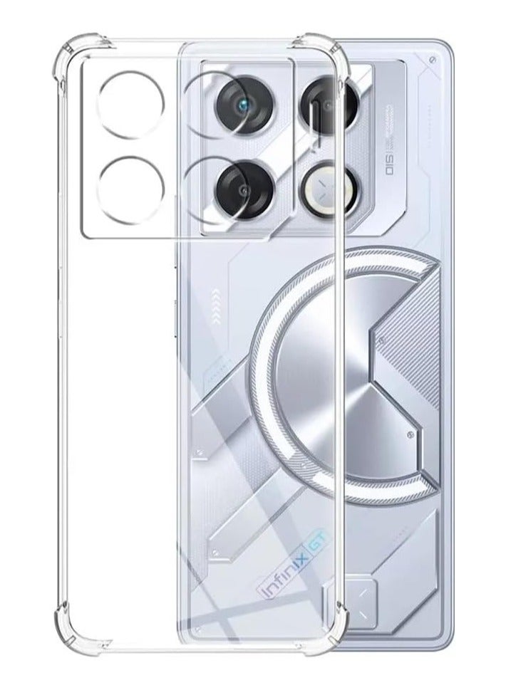Techie Infinix GT 20 Pro 5G Case TPU Bumper Corner with Camera Lens Protection Transparent Protective Back Cover - Image 1