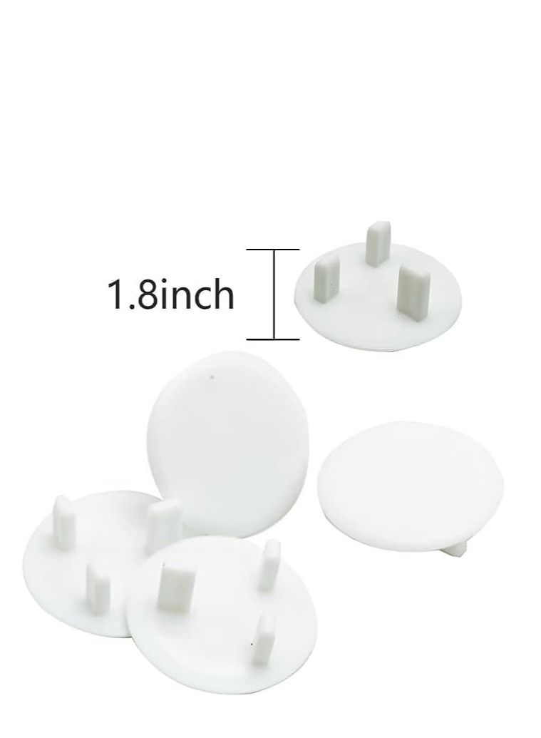 30pcs Plug Socket Covers, White Safety Plastic Outlet Covers Protector Baby Secutity Shock Prevention Ideal for Children Safety at Home and School&Easy Install  - Image 2