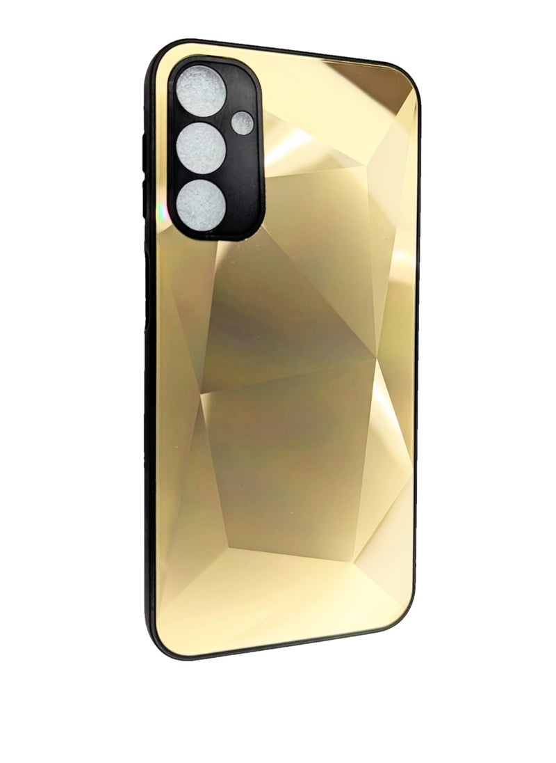 TWEGGON Samsung A25 5G Case, Protection Case with Diamond Pattern for Samsung Galaxy A25 5G Gold 