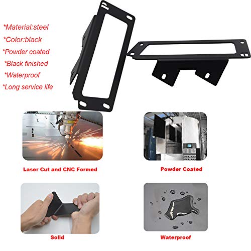 Wsays Upgrade Hidden Bumper Dually Fog Light Location Mounting Brackets Compatible with Dodge Ram 2500 3500 2010-2019 Ram 1500 2009-2012 - Image 3