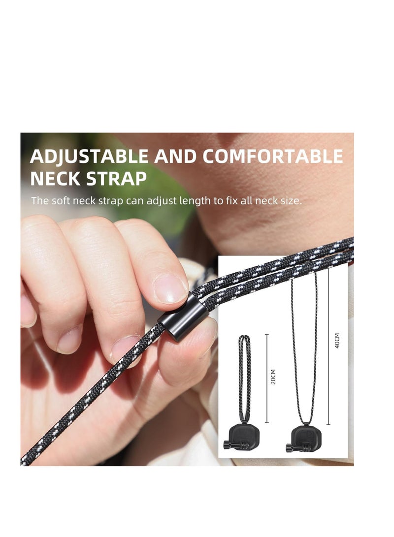 Action Camera Mount, Magnetic Neck Bracket for Action Camera, Quick-Release Camera Support, Compatible For Dji Osmo Action 4 3 2 Dji Pocket 2 1 Gopro Max Hero 11 10 9 8 Insta360 One Rs Insta360 X3 X2 - Image 4