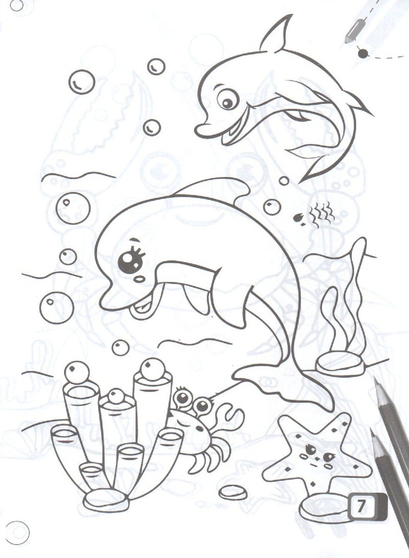 A Set Of Coloring Books About Fish And Animals - Image 5