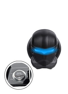 Car Engine Start Stop Button Startup Cover Open The Protective Shell of Style Push Decoration Black